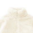 thumbnail image 7 of Ruyang Girls Sherpa Fleece Jacket Kids Mock Neck Zip Up Fuzzy Coat Fall Winter Warm Soft Cozy Long Sleeve Furry Outwear, 7 of 7