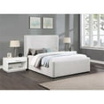 thumbnail image 2 of Meridian Furniture Oliver Cream Fabric Full Bed, 2 of 11