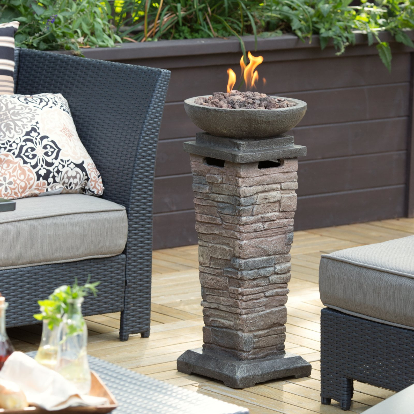 Belham Living Coronado Propane Fire Column Com