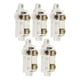 thumbnail image 1 of Quick Terminal Blocks 5pcs Electroplated Insulated Housing Double Screw Fixing T Type Inline Junction Connector Box for Ceiling Lamp for Ammeter, 1 of 8