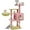pink, variant on Frame Hammock, Cat Trees for Indoor Cats Large Adult, Cat Towers with Scratching Post, Cats Condo Furniture with Cloud Top Perch, Cats Climbing Tower for Kittens