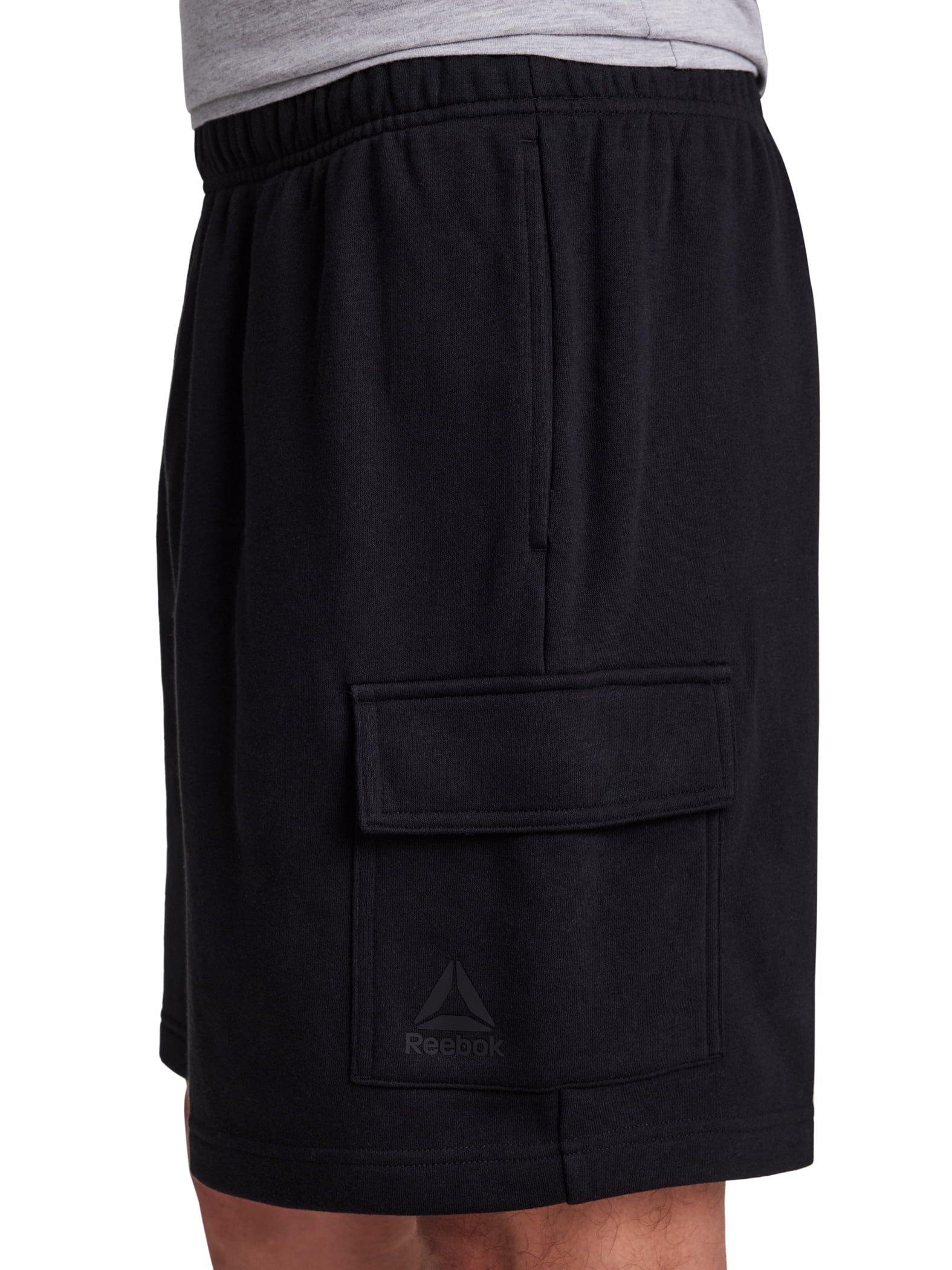 Reebok Men's and Big Men's League Knit Cargo Short, 7" inseam, Sizes XS-5XL
