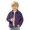 A-Purple608, variant on JAJAHO Boys Girls Button Down Shirt 4-12Y Kids Back To School Clothes Cotton Long Sleeve Lapel Shirts