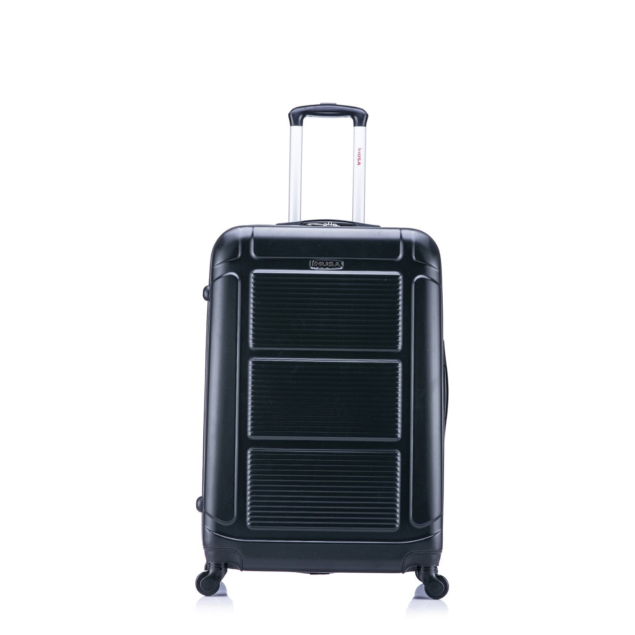 InUSA Pilot 28" Hardside Lightweight Luggage with Spinner Wheels, Handle, and Trolley, Black