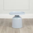 thumbnail image 1 of Klay Minimalist Metal Pedestal Side Table, 20-inch Diameter, 1 of 3