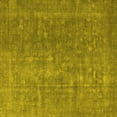 thumbnail image 1 of Ahgly Company Machine Washable Indoor Square Oriental Yellow Industrial Area Rugs, 6' Square, 1 of 4