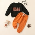 thumbnail image 2 of UYYX Clothes For Boys Toddler Suit For Boys Toddler Boy Clothes Long Sleeve Sweatshirt Pants Set Fall Winter Outfits 0-6 Months, 2 of 4
