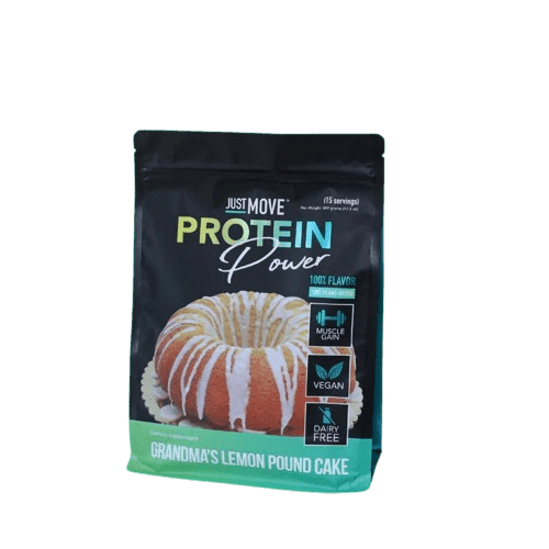 Just Move Supplements Grandma's Lemon Pound Cake Protein, Brown Rice Protein, 15 Servings