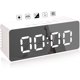 thumbnail image 1 of BEMS-1 Uds. Alarma de espejo Digital creativa, reloj de cabecera LED con, 1 of 5