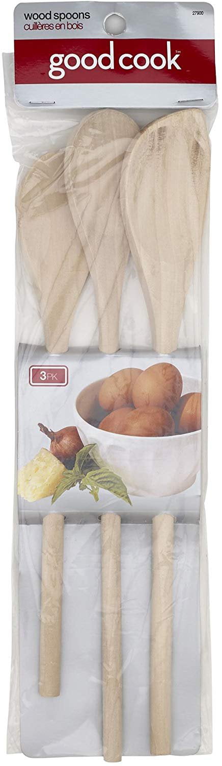  Good Cook Classic Set of 3 Wood Spoons, One Size
