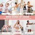 thumbnail image 5 of YOMYM 4 Pairs Women Cross Strap Non Slip Yoga Socks , Ballet Anti Skid Grip Barre Pilates Socks,  Low Cut No Show Grippy Socks for Ballet Dance, 5 of 8