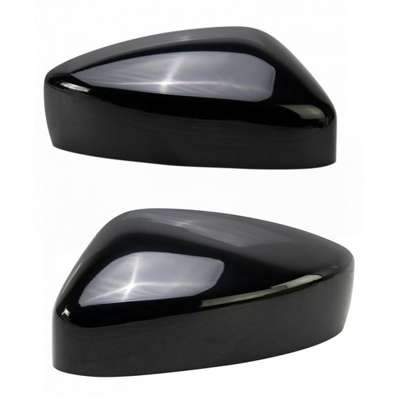 TRQ 2pc Exterior Mirror Cap Cover Pair Black LH & RH Sides for Mazda CX-5 CX-9 MCA04016