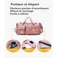 thumbnail image 4 of Bolsa de deporte y fitness liwang Organizador de bolsa de viaje de negocios al aire libre gran capacidad Negro, 4 of 5