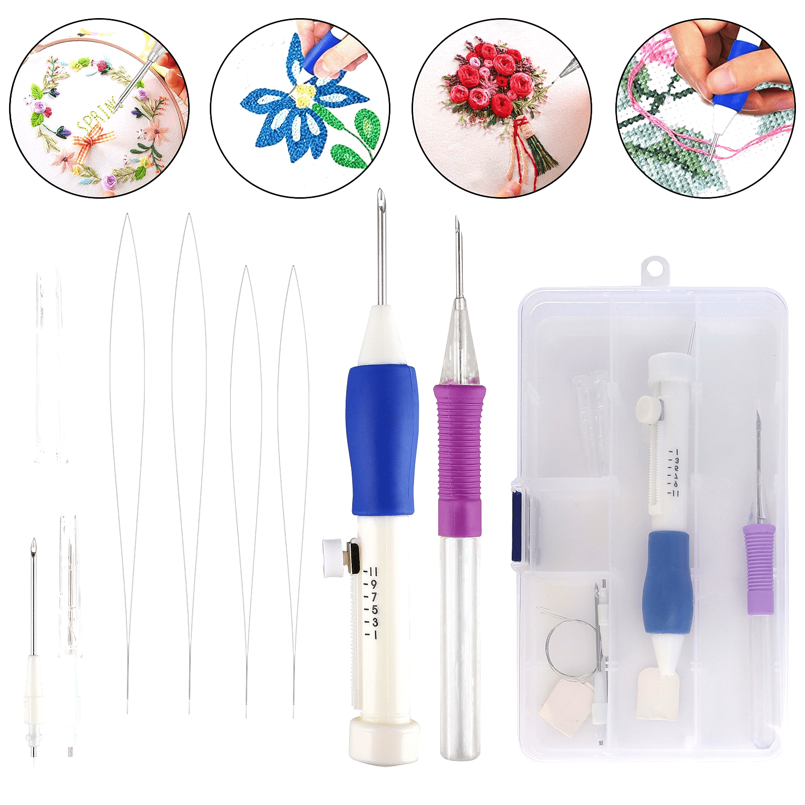 EEEkit Magic Embroidery Pen Set, Embroidery Pen Kit Embroidery