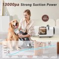 thumbnail image 4 of Dog Clipper Grooming Kit & Vacuum Suction 99.99% Pet Hair, 7 Pet Grooming Tools for Dogs Cats and Other Animals ShopWise Round, 4 of 6
