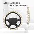 thumbnail image 3 of Balery Dachshund Dog Puppy Fundas elásticas antideslizantes para volante, funda protectora universal para hombre y mujer, 15 pulgadas, accesorios para coche., 3 of 6