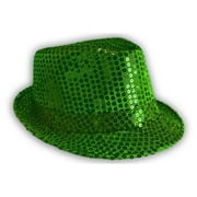 Western Mania 3819-TRQ Sequin Fedora Hat, Turquoise