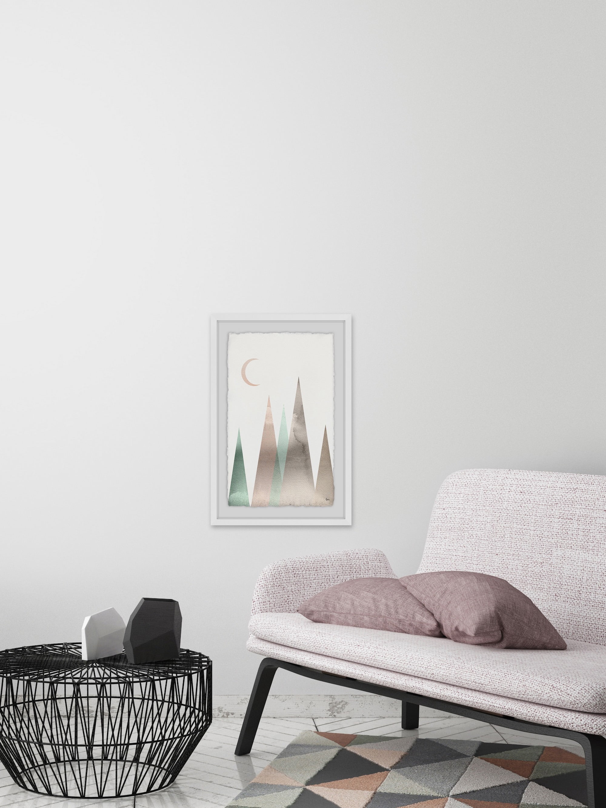 Magical Night Ii Framed Painting Art Print, 24.00" x 1.50"