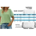 thumbnail image 6 of MOSHU Summer Womens Tops Dressy V Neck Blouses for Women Swiss Dot Puff Sleeve Shirts, 6 of 8