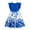 Blue, variant on Gubotare Party Dress for Girls Dress for Girls Cute Girls Ruffle Sleeve Princess Party Outfit Clothes (Purple,Size 8-9 Years)