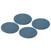 Uxcell 4 Pcs Polyester Round Bar Stool Covers Fit 11"- 14" Seat Cushions for Chairs Stool Slipcovers Blue
