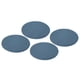 thumbnail image 1 of Uxcell 4 Pcs Fundas Redondas de Taburete de Poliéster para Asientos de 11"- 14" para Sillas, Funda de Taburete Azul, 1 of 6