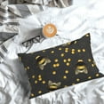 thumbnail image 3 of Salouo Bumblebee Pattern Pillow Cases,1PC Pillow Covers with Envelope Closure Decorative Pillow Case for Bed Couch,Pillows Not Included-14"x20", 3 of 6