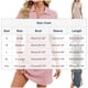thumbnail image 4 of TaTaai Turndown Collar Casual Fashion Sleepshirt, Women's Solid Color Short Sleeve Home Wear, Soft Elastic Fabric, Four Season Nightwear, Cold Hand Wash Option Gift, 4 of 9