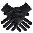 thumbnail image 5 of Guantes Térmicos para Peinar el Cabello, Guantes Profesionales de Silicona a Prueba de Calor con Pinzas para el Cabello y Peine para Rizar Varita Plancha, Tamaño Universal, 5 of 5