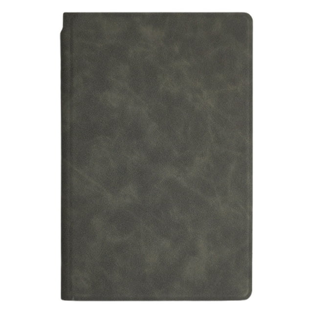 Tableau Blanc Portable Pliable Effaçable Répétable A5, Toucher Cuir, Marges Larges, Cahiers d'Espace pour Journal Intime pour la Prise de Notes, Bloc-Notes de Journal Carnet d'Écriture Carnet Journaux Femmes, Gris