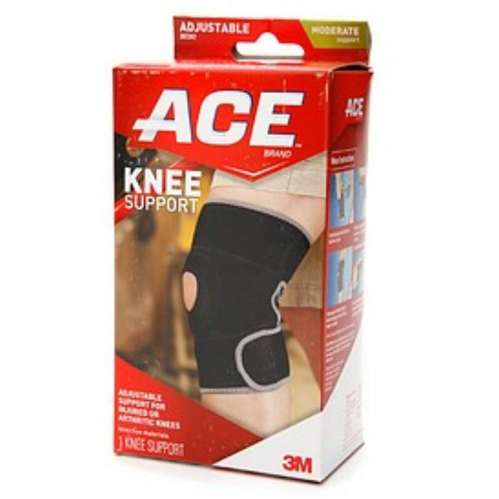 ACE Neoprene Knee Brace Open Patella One Size 1 Each