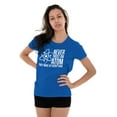 thumbnail image 4 of Never Trust An Atom Science Nerd Joke Womens Slim Fit Graphic Tee Brisco Brands S, 4 of 5