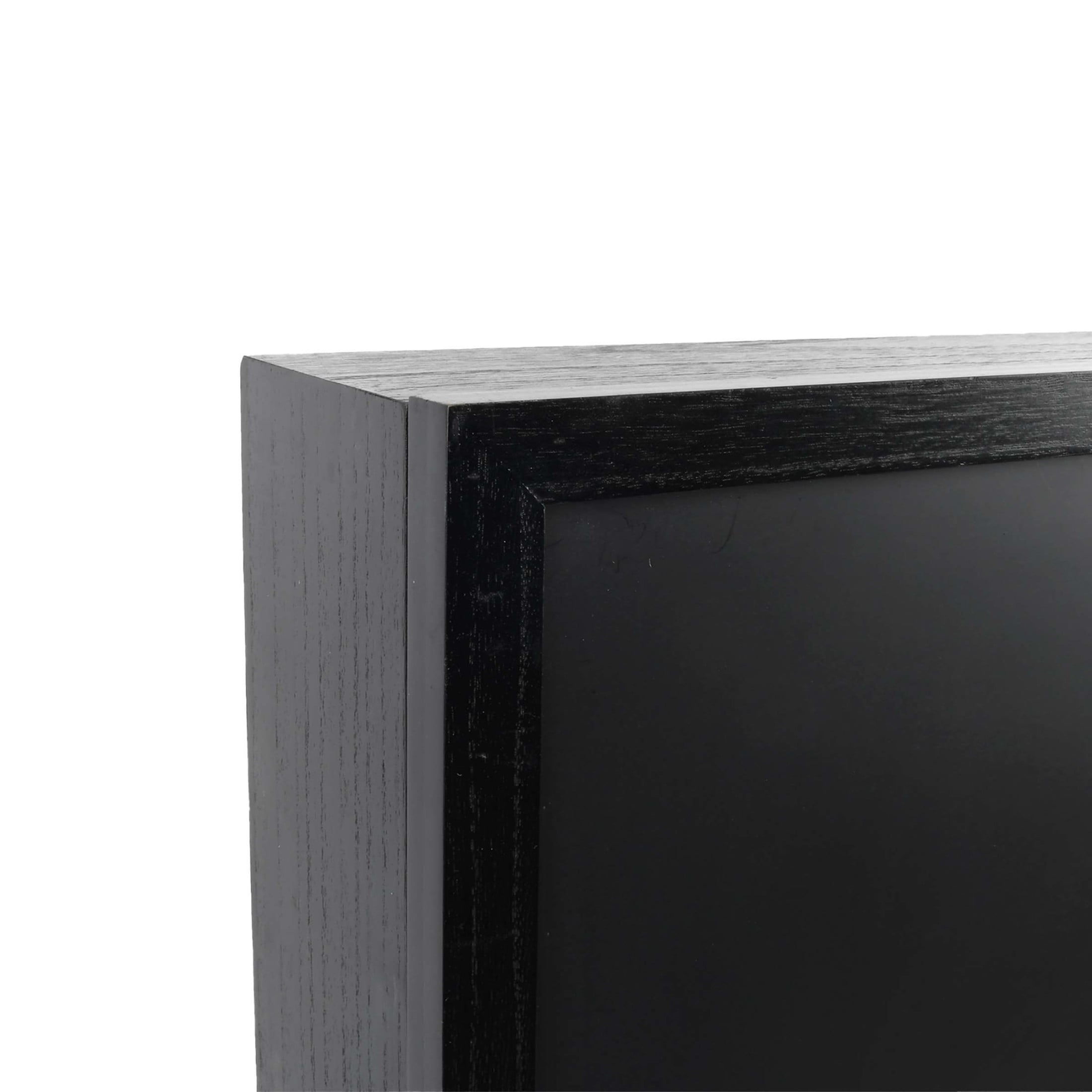 Prinz Wall-Mounted 36' X 24' Black Folding Desk with Chalkboard