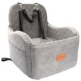 thumbnail image 1 of Asiento de coche Dog Booster Lealchum de hasta 16 kg, ultrasuave, gris, 1 of 6