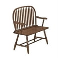 thumbnail image 4 of Carolina Chair and Table Windsor Bench, Elm, 4 of 4