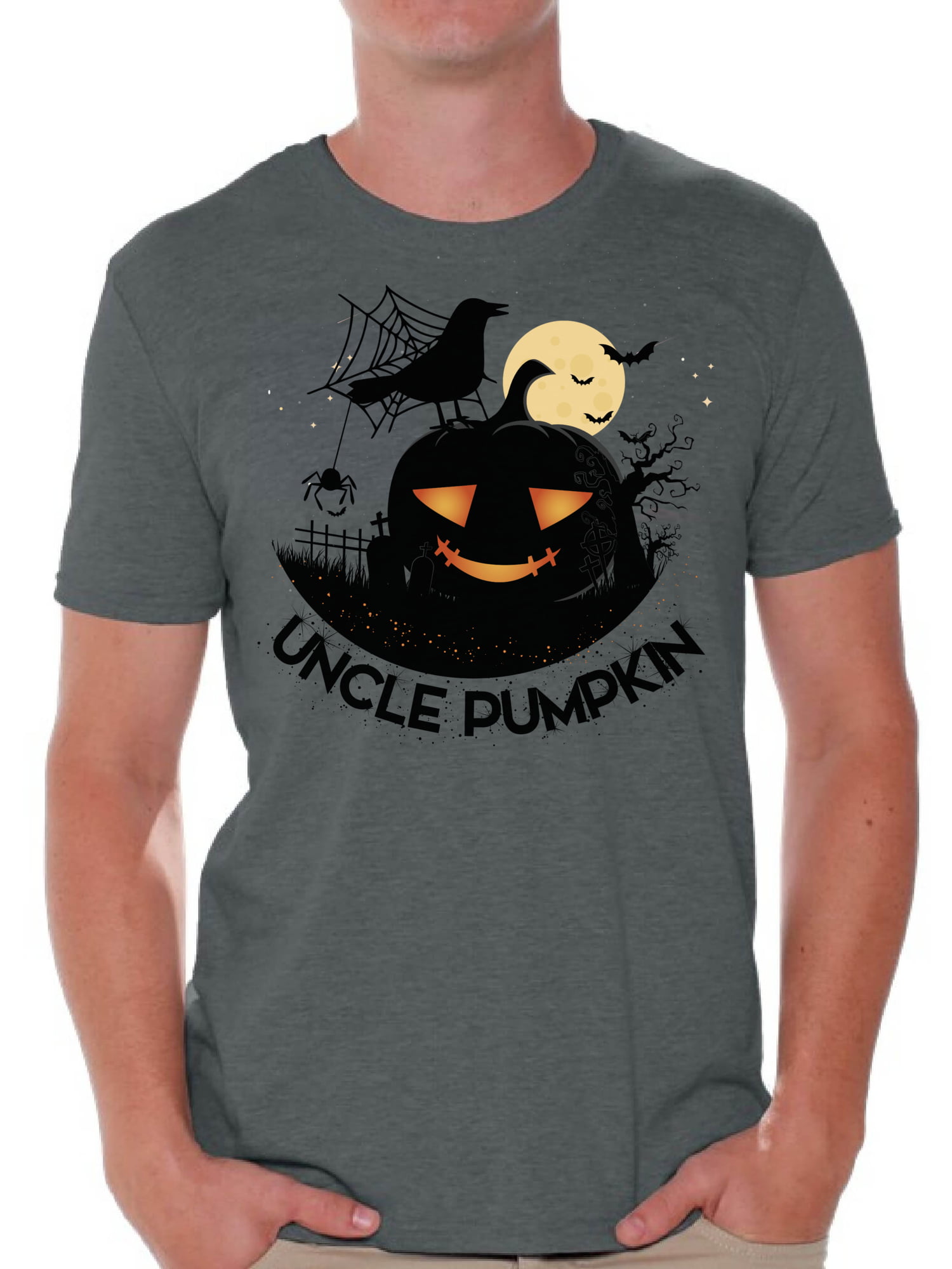 1291C Dancing skeleton Adult's T-shirt Funny Halloween Costume Tee for Men