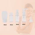 thumbnail image 2 of Unique Bargains 5 Pcs Travel Size Toiletries Bottles Containers Leakproof Squeezable Refillable Travel Container Set Clear, 2 of 5