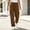 Brown, variant on Bazzctt Womens Cargo Sweatpants with Pocekts- Baggy Elastic Waist Casual Stretch Drawstring Jogger Pants Brown Size XL