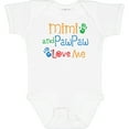 thumbnail image 3 of Inktastic Mimi and Pawpaw Love Me Boys or Girls Baby Bodysuit, 3 of 5