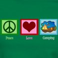 thumbnail image 3 of CafePress - Peace Love Camping Women's Dark T Shirt - Women's Traditional Fit Dark T-Shirt, 3 of 4