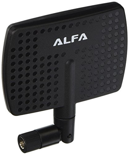 2 Pack Alfa 2.4HGz 7dBi Booster RP-SMA Panel High-Gain Screw-On Swivel Antenna 