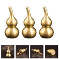 thumbnail image 3 of 3 Pcs Hollow Gourd Shape Key Ring Pendants Keychain Hanging Ornaments (No Ring), 3 of 8