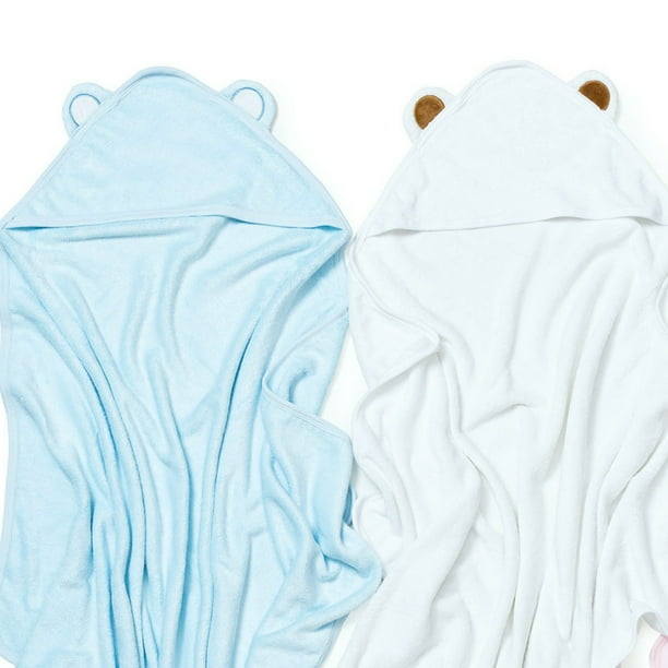 3 Baby Towels Hooded Organic Bamboo XL Luxury Soft for Babies and