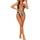 thumbnail image 2 of Bañador de una pieza con tirantes halter y estampado integral INSPIRE CHIC, 2 of 5