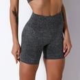 thumbnail image 6 of IBTOM CASTLE Women Workout Sets Yoga Outfits, Short Sleeve Crop Top + High Waisted Running Short Pants Gym Clothes Tracksuit, 2-Piece S Gray, 6 of 8