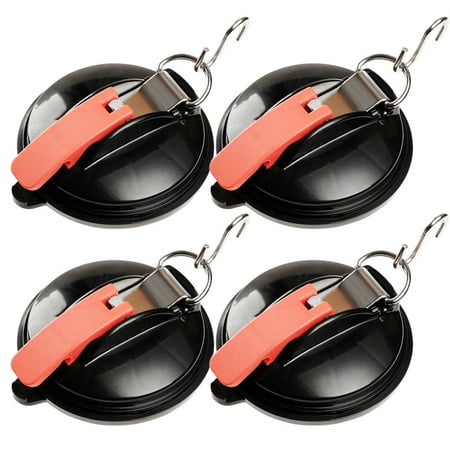 

Tomshoo 4PCS Sucker Hook Ultralight Suction Cup Hook Heavy Duty Suction Cup Hooks No Punching Hook