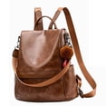 thumbnail image 1 of Mochila Mujer Moda Impermeable Antirrobo Bolsa Para Mujer MARRON CLARO PU mochila, casual, mujer, 1 of 4