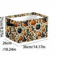 thumbnail image 5 of ACDANC 2026 New Halloween Room Decor Halloween Basket Cute Halloween Basket Rectangular Halloween Basket Trick Or Treat Basket for Halloween Parties Cute Storage Bin Halloween Gift Basket Boo Basket, 5 of 7