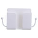 thumbnail image 5 of Paquete de 2-4 soportes para teléfono montados en la pared, adhesivos, estante de carga para el hogar con ganchos 3 piezas, 5 of 7