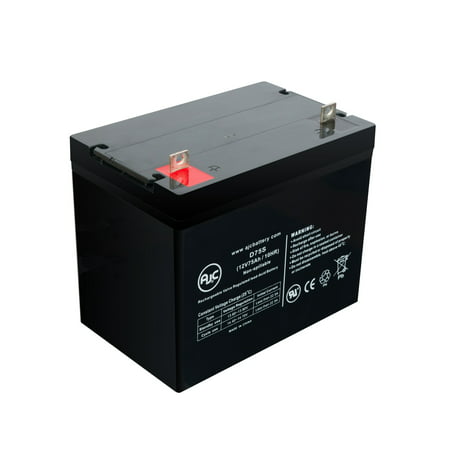 AJC 12V 75Ah Sump Pump Replacement Battery